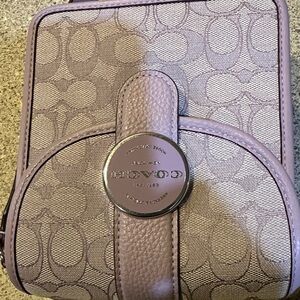 Coach Lavender Signature Crossbody